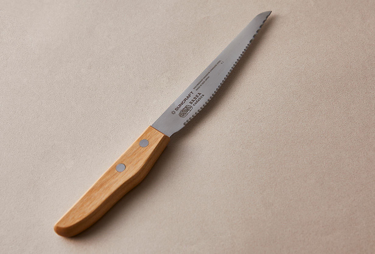 BABKA cadabra バブカカダブラxSUNCRAFT バブカナイフ「せせらぎ」 14cm