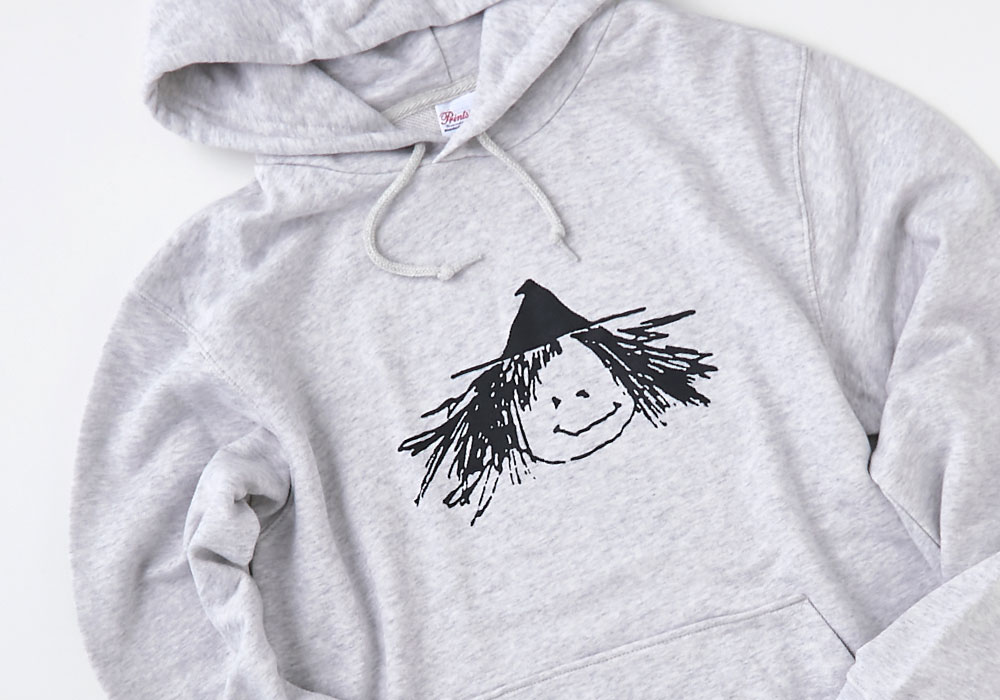 魔女ロゴ 裏毛パーカー (オートミール)