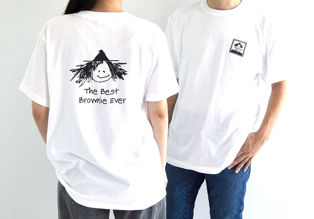 TブラウニーTシャツ  (ホワイト)