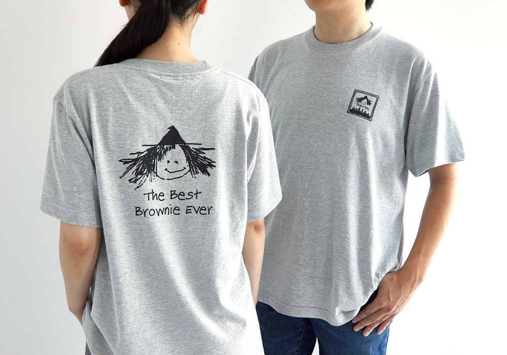 ブラウニーTシャツ  (杢グレー)