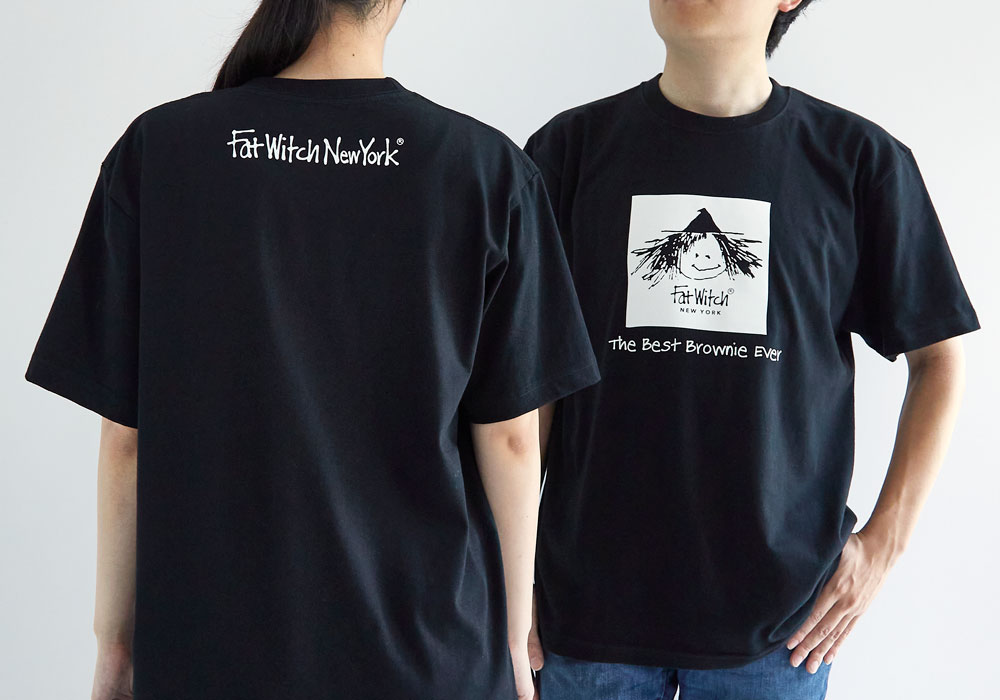 魔女ロゴTシャツ (ブラック)