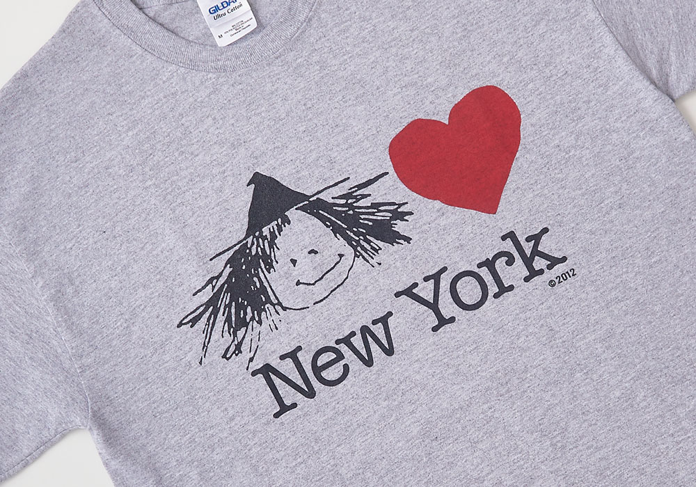 I Love New YorkTシャツ  (杢グレー)