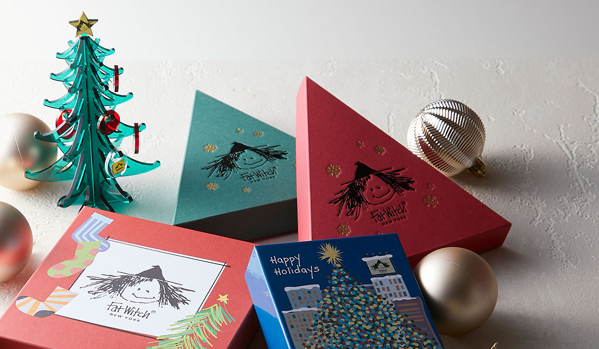 クリスマス ブラウニー  3個入り (レッド)