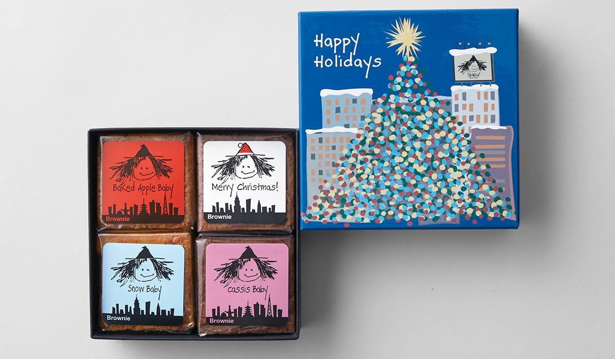 クリスマス ブラウニー  4個入り